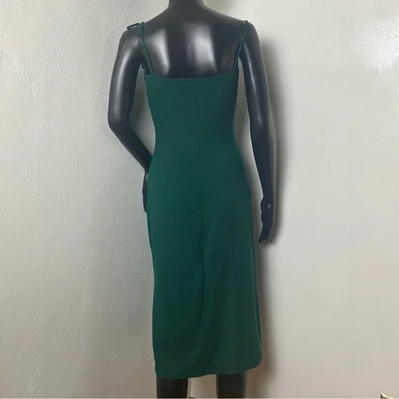 Reformation Green Midi Dress. Sz M